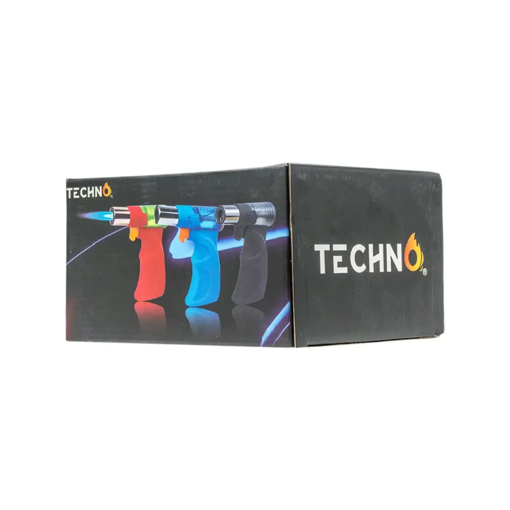 TECHNO TORCH LIGHTER 9CT - ASSORTED