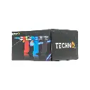 TECHNO TORCH LIGHTER 9CT - ASSORTED