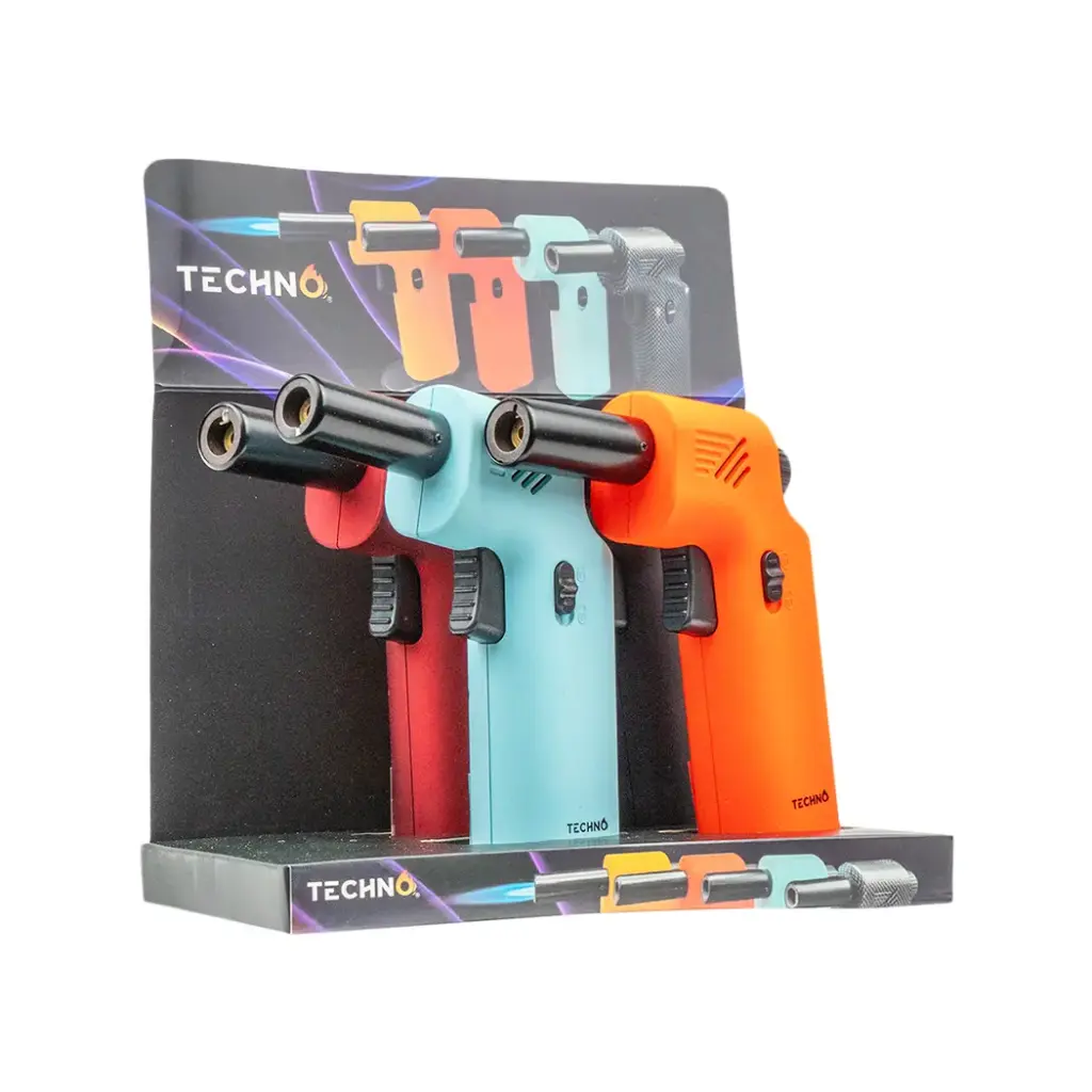 TECHNO SLANT TORCH 4CT - ASSORTED