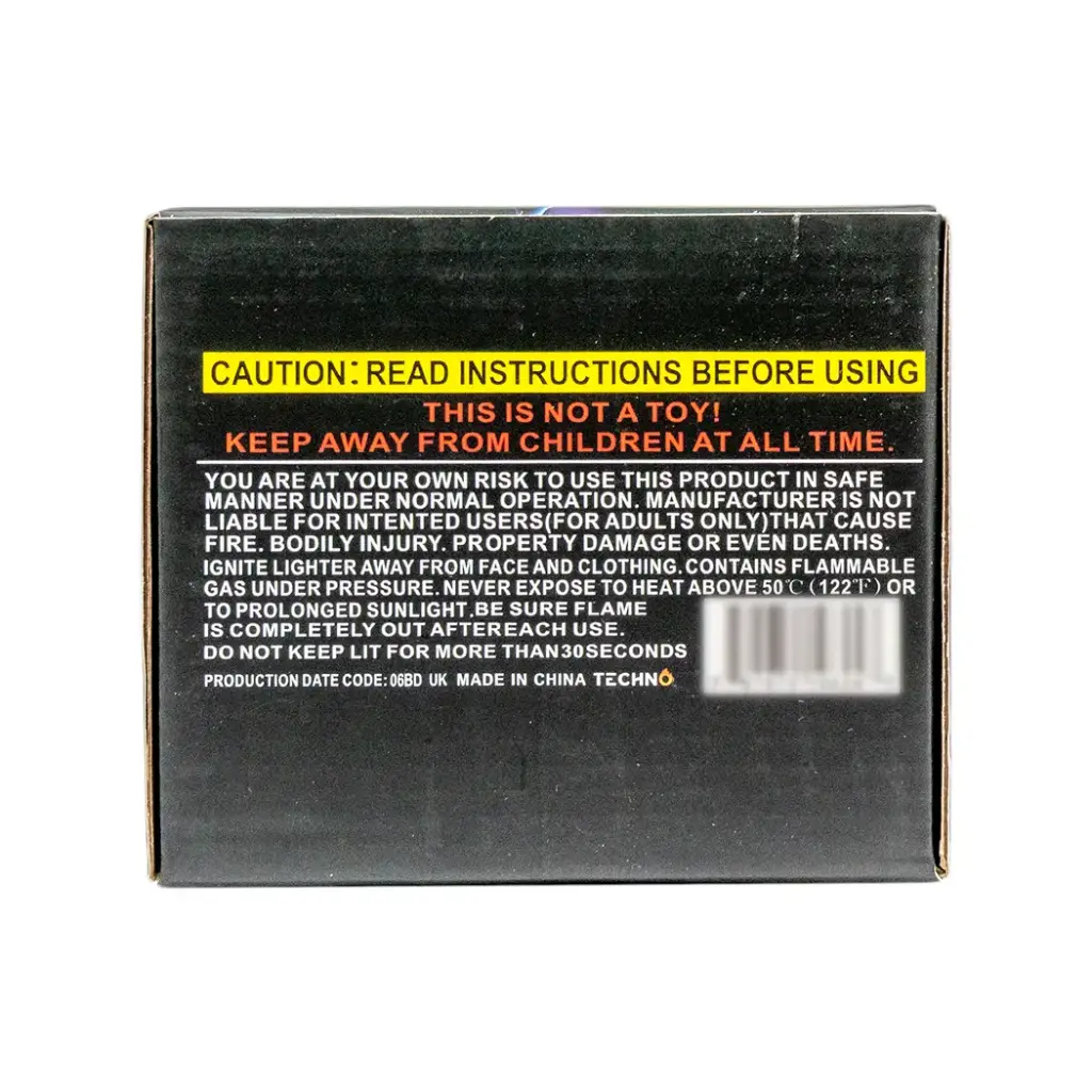 TECHNO TORCH LIGHTER - 9CT