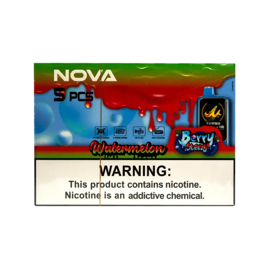 MR FOG NOVA 5PK  36K PUFFS (BERRY STEEZY) WATERMELON