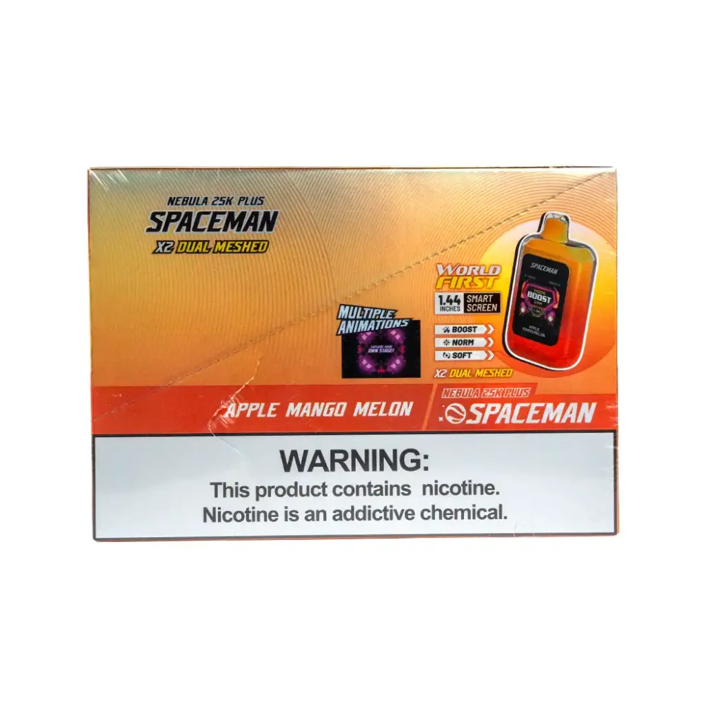 SPACEMAN NEBULA 25K PLUS DISPOSABLE 5% 
