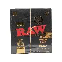 RAW BLACK CLASSIC KING SIZE WIDE 50 PER BOX