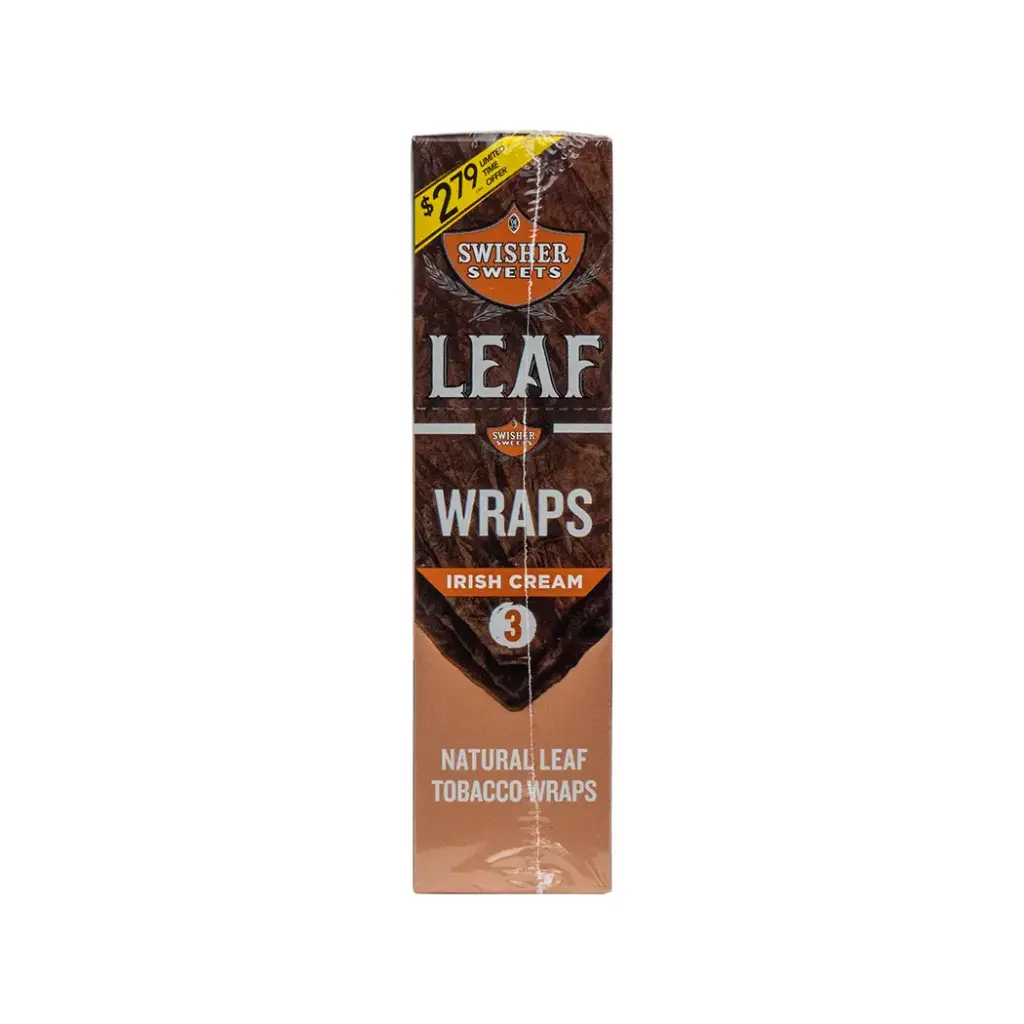 SWISHER LEAF WRAPS $2.79 10-3PK
