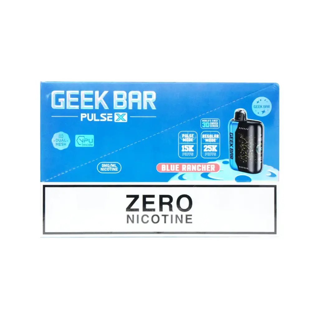 GEEK BAR PULSE X 0% 1X5PK DISPOSABLE (25000)