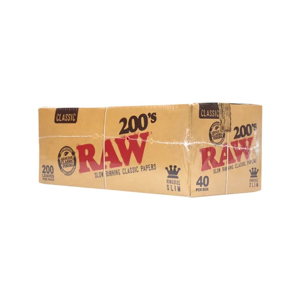 RAW CLASSIC 200'S KING SIZE SLIM 40PK