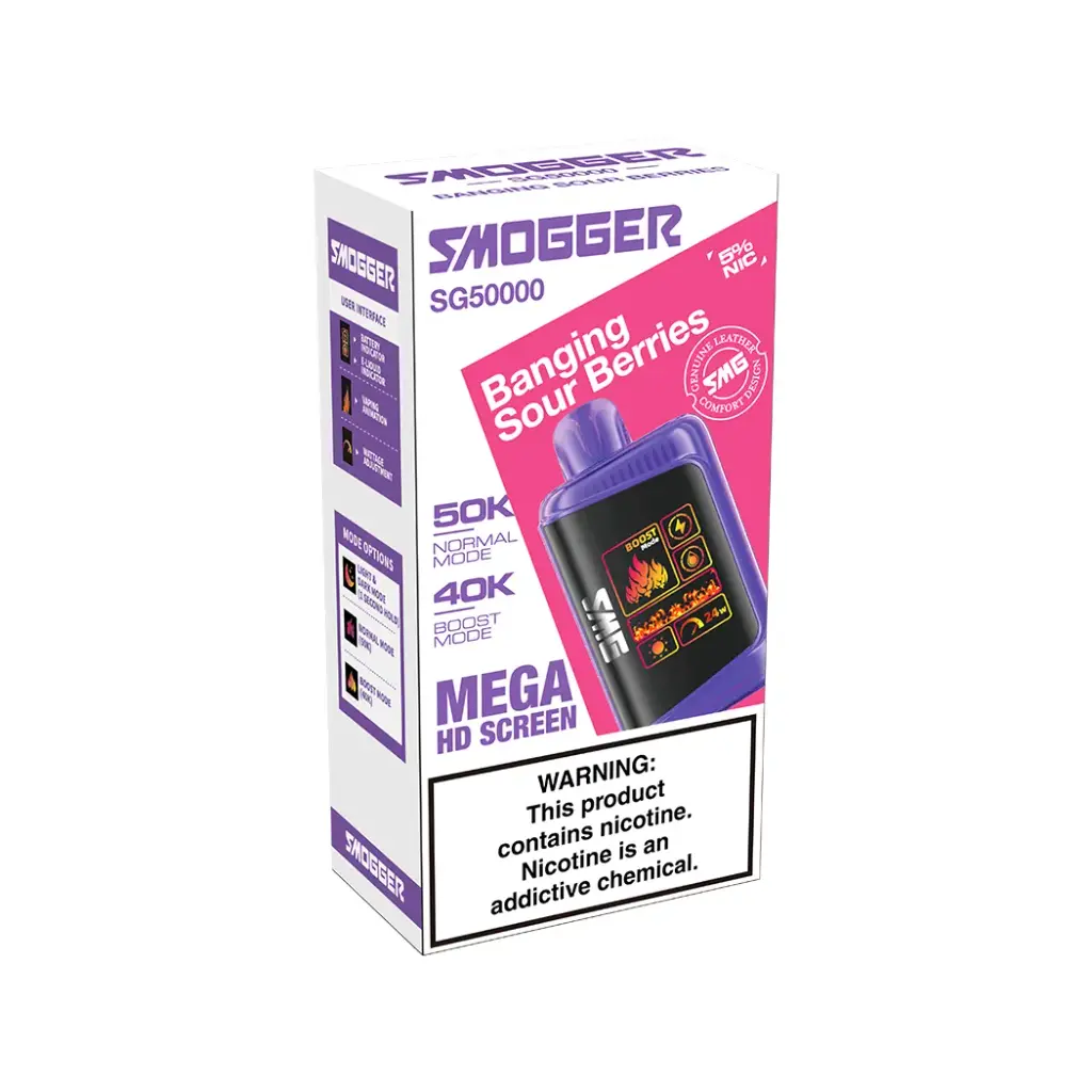 SMOGGER SMG 5% 50K PUFFS DISPOSABLE 