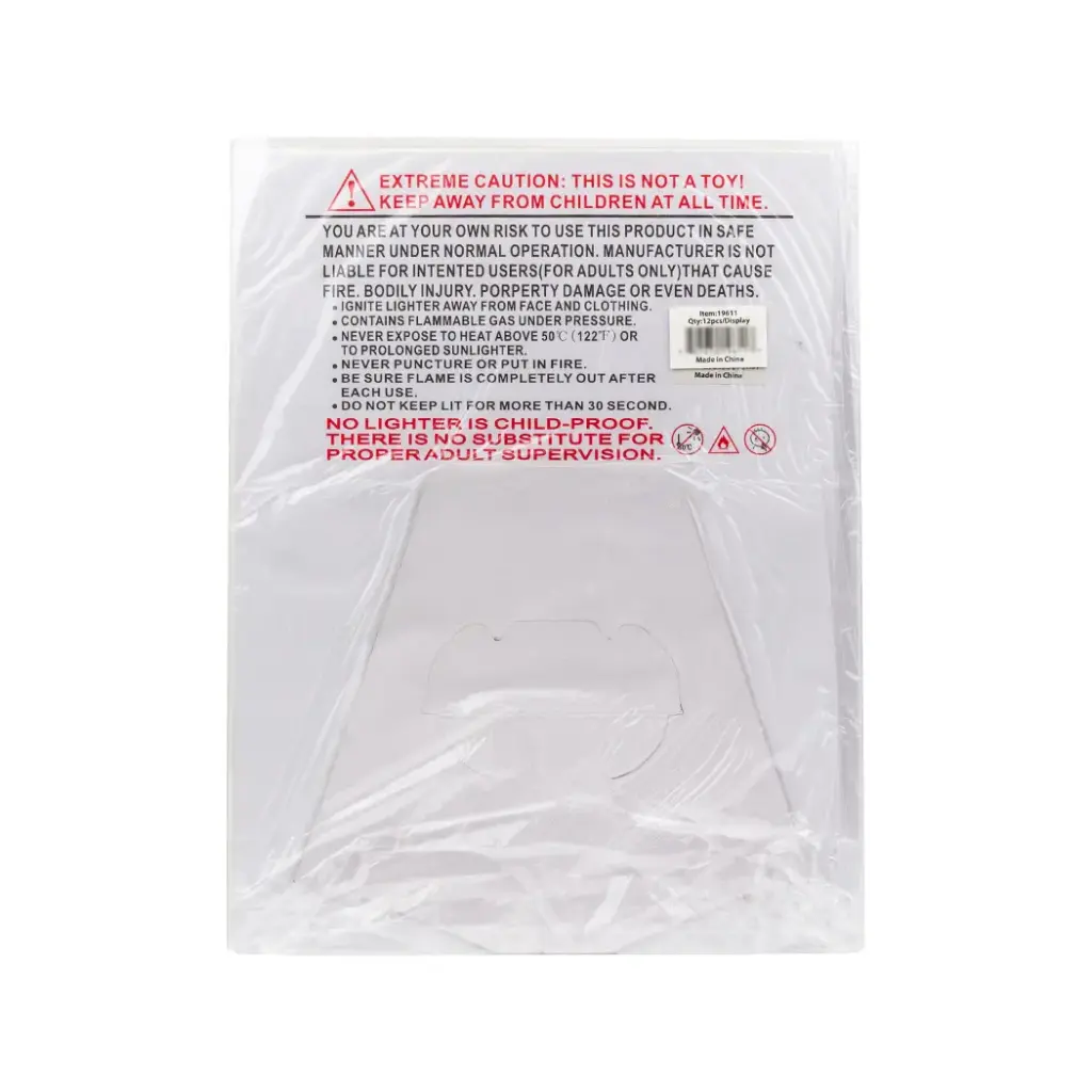 TECHNO FLIP TOP TORCH LIGHTERS 12CT - ASSORTED