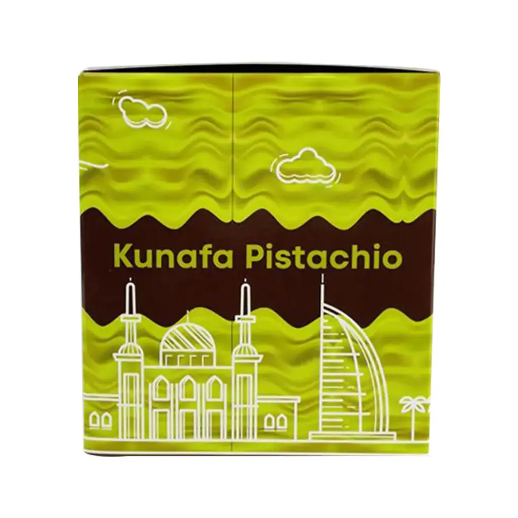 CHIKA DUBAI KUNAFA PISTACHIO CHOCOLATE BAR 24CT 35GM