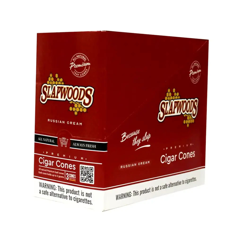 SLAPWOODS CONE 3-10PK RUSSIAN CREAM