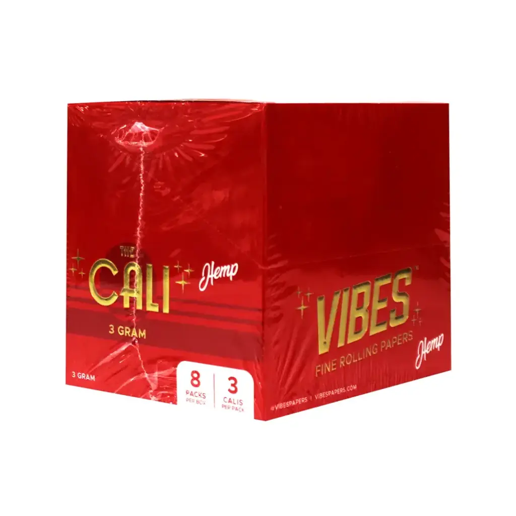VIBES RED CALI 3GM 8 PACKS PER BOX