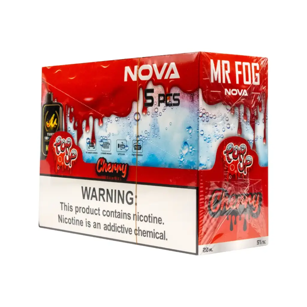 MR FOG NOVA 5PK  36K PUFFS (POP UP) CHERRY