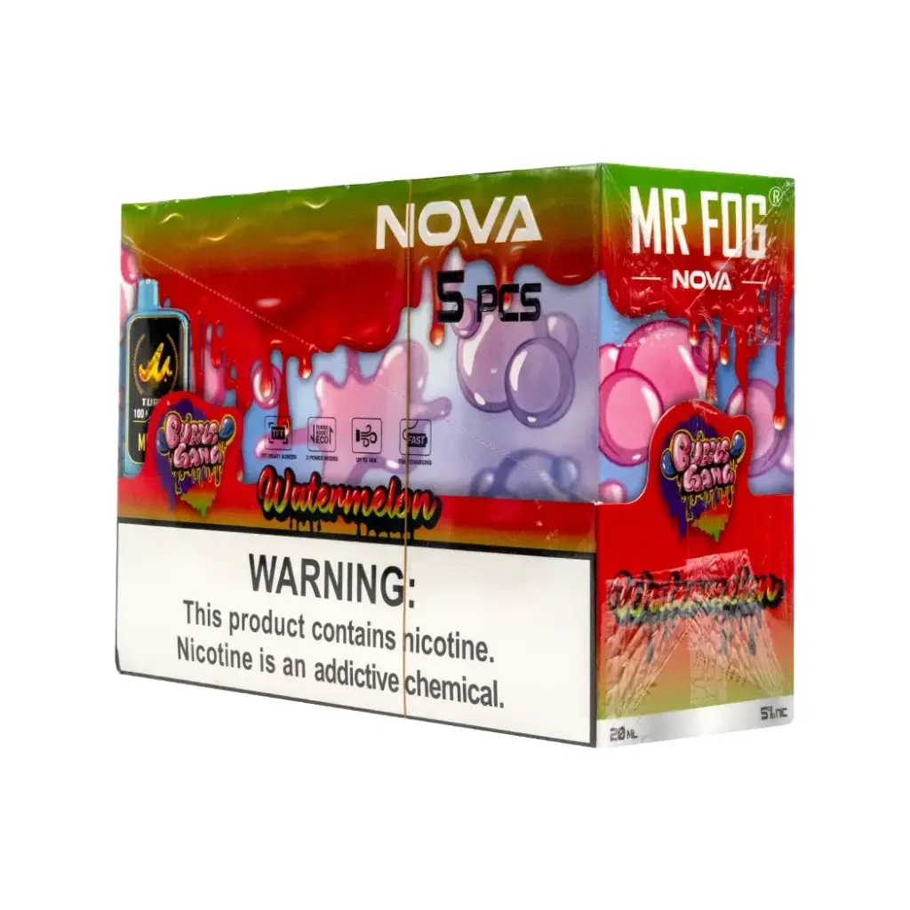 MR FOG NOVA 5PK 36K PUFFS (BUBBLE GANG) WATERMELON 