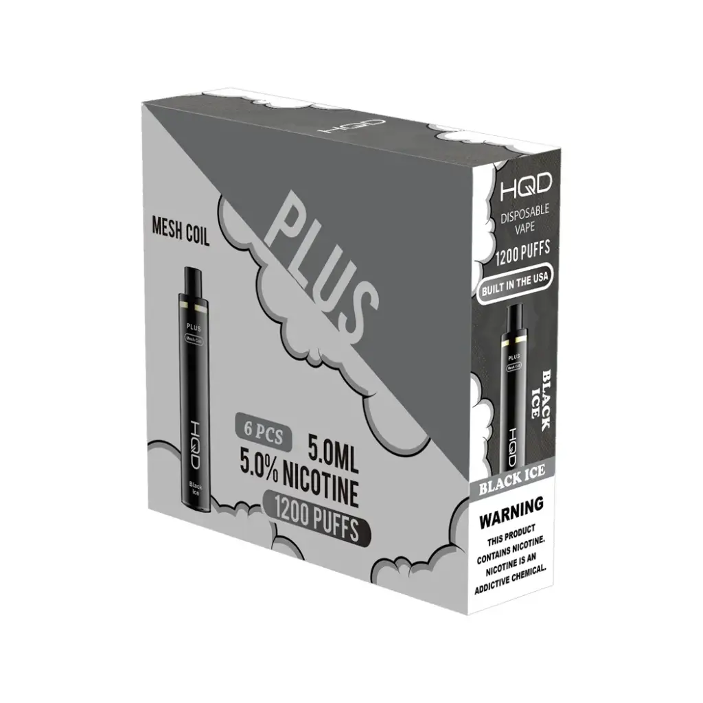 HQD PLUS 6PK DISPOSABLE (1200) (BUILT IN THE USA)