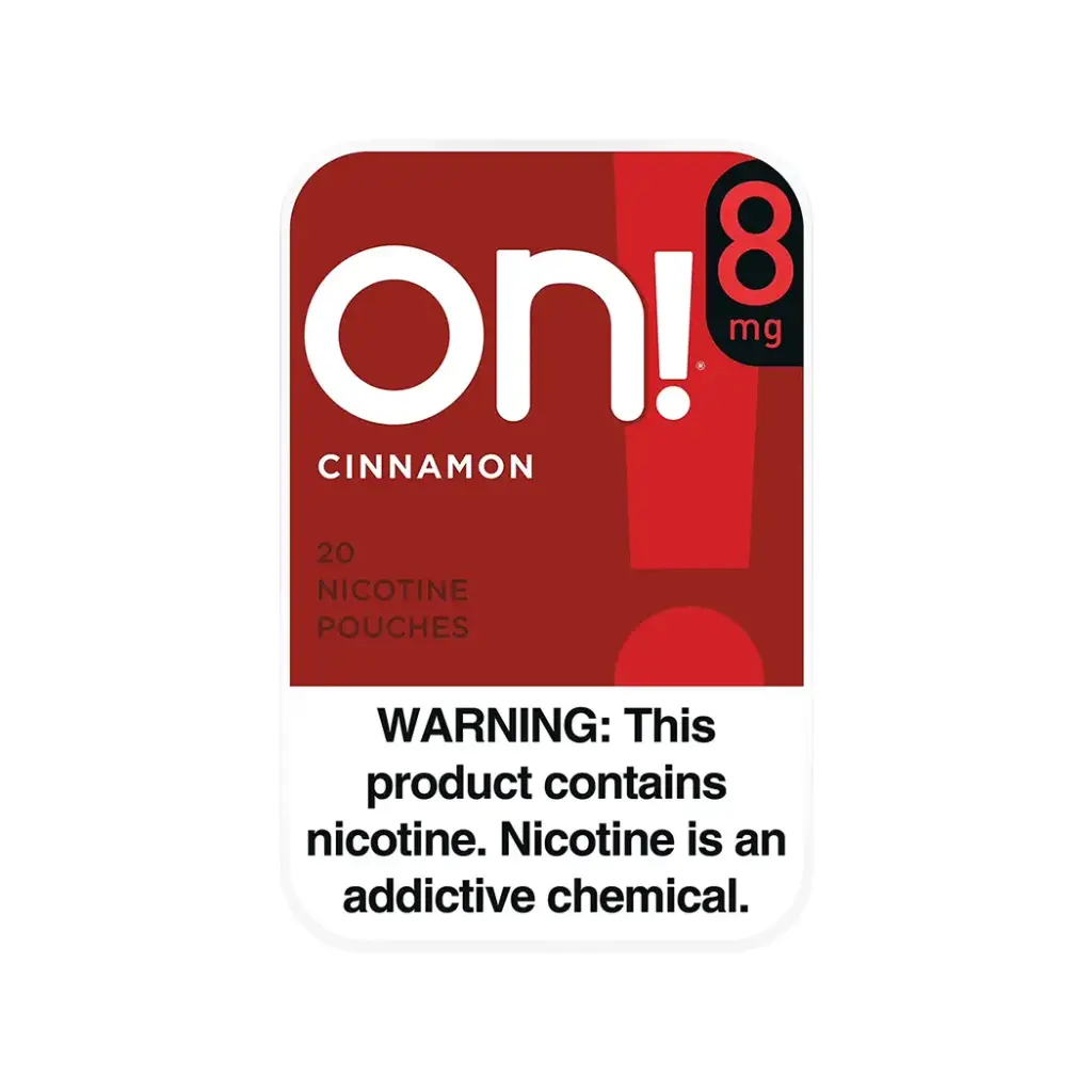 ON! NICOTINE POUCHES 5PK 8MG