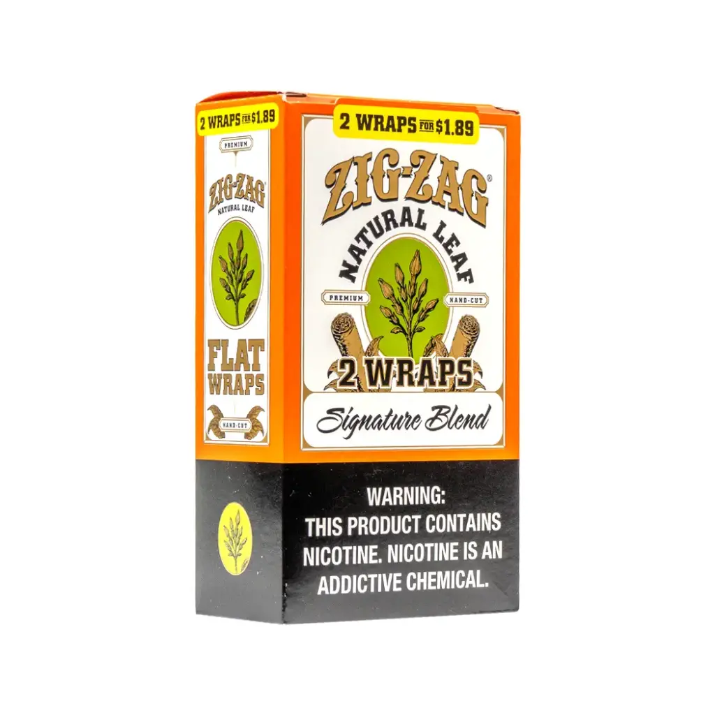 ZIG ZAG NATURAL LEAF WRAPS 2 FOR $1.89 10 PACKS