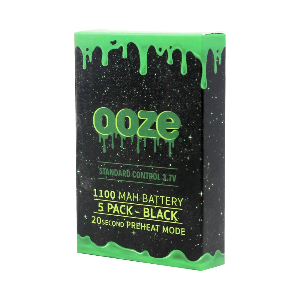OOZE STANDARD CONTROL BLACK 1100 MAH BATTERY 5PK