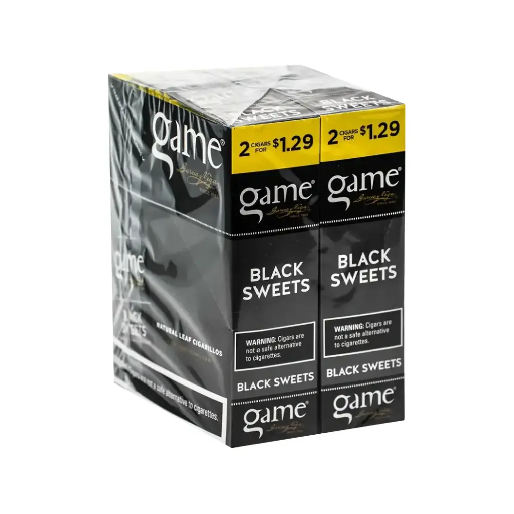GAME 2 FOR $1.29 BLACK SWEETS