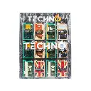 TECHNO FLIP TOP TORCH LIGHTERS 12CT - GAS CAN