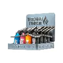 TECHNO FLEXI TORCH LIGHTER 16CT - RUBBER FINISH