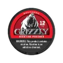 GRIZZLY NICOTINE POUCHES 12MG 5 ROLLS 